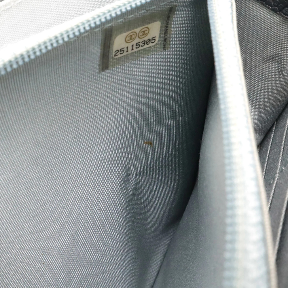 CHANEL Authentic Black Caviar Leather Wallet - Picture 9 of 10